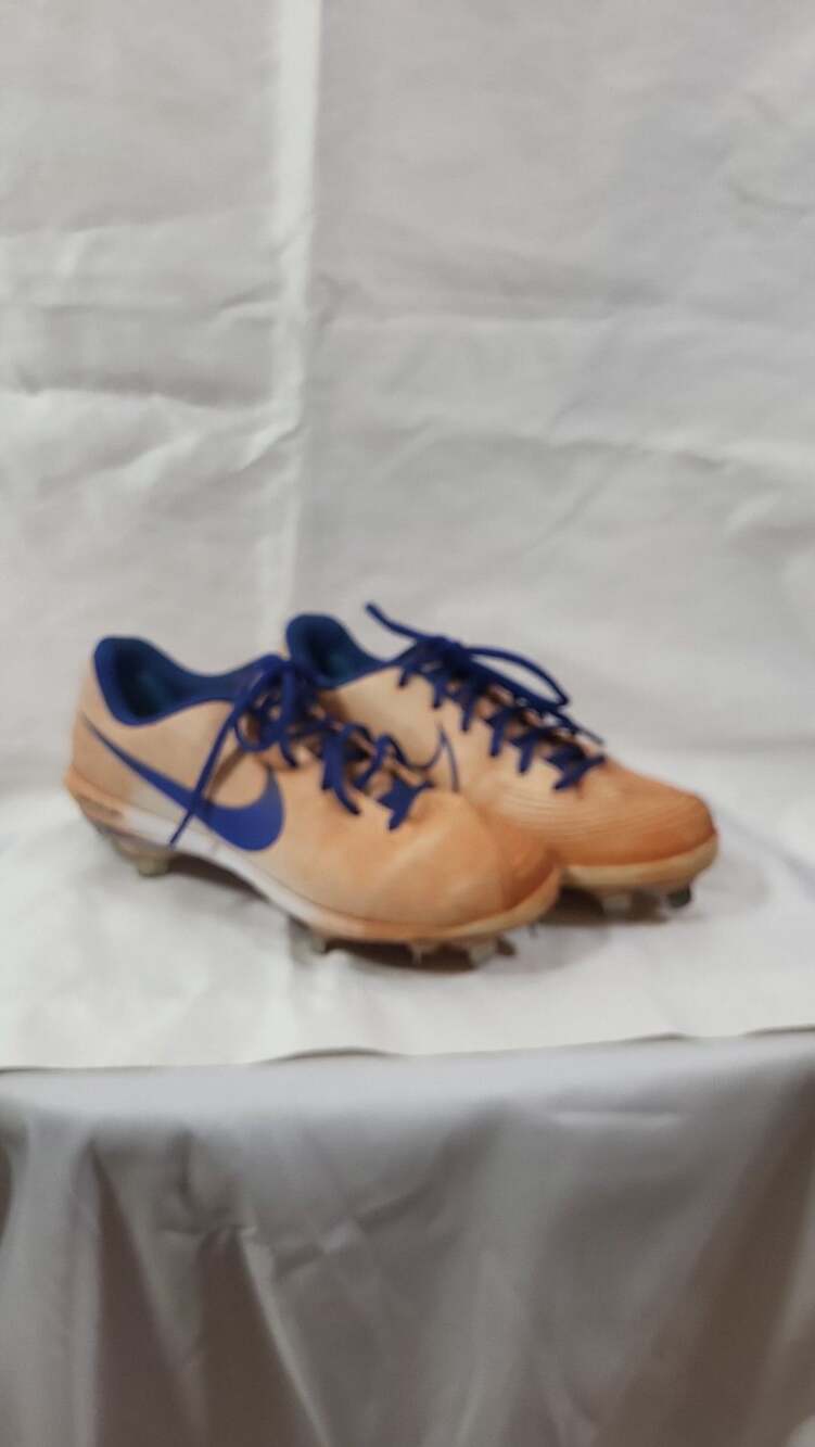 Nike Lunar Hyperdiamond 3 Pro Women's Metal Softball Cleats Orange Blue Size 9.5